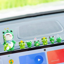 Load image into Gallery viewer, Cute Car Interior Decoration Car Mini Frog Decoration Car Supplies Center Console Ornament

