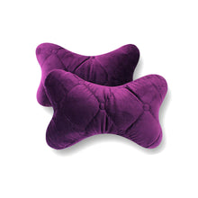 Load image into Gallery viewer, Car Headrest Neck Pillow Cotton Seat Car Neckrest Support Breathable Fabric Cover for Winter
