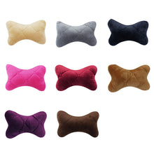 Load image into Gallery viewer, Car Headrest Neck Pillow Cotton Seat Car Neckrest Support Breathable Fabric Cover for Winter
