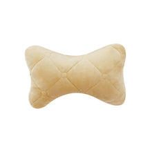 Load image into Gallery viewer, Car Headrest Neck Pillow Cotton Seat Car Neckrest Support Breathable Fabric Cover for Winter
