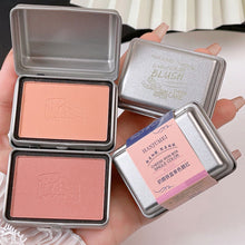 Load image into Gallery viewer, Peninsula Iron Box Powder Blusher Matte Powder Blush Waterproof Long-lasting Natural Stereoscopic Blusher Palette Face Makeup Cosmetics
