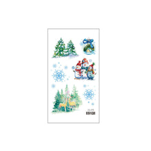 Load image into Gallery viewer, Christmas Snowflake Children's Cartoon Tattoo Sticker Simulated Tattoos Sticker Creative Snowman Women Men Tattoo Stickers
