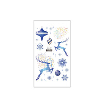 Load image into Gallery viewer, Christmas Snowflake Children's Cartoon Tattoo Sticker Simulated Tattoos Sticker Creative Snowman Women Men Tattoo Stickers
