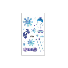 Load image into Gallery viewer, Christmas Snowflake Children's Cartoon Tattoo Sticker Simulated Tattoos Sticker Creative Snowman Women Men Tattoo Stickers
