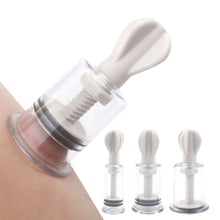 Load image into Gallery viewer, Vacuum Twist Rotary Cupping Nipple Enlargement NO-Pump Suction Enlarger Health Care Body Cups Back Gua Sha Ventosas Suction Cup
