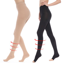 Load image into Gallery viewer, Traceless High Elastic 2 Pressure Compression Stockings Nursing Compression Stocking Unisex Medical Class Sleep Feet Varicose Vein Socks
