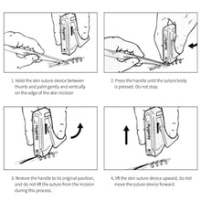 Load image into Gallery viewer, Disposable Wound Skin Stapler Profession Medical Surgery Special Stainless Steel Skin Stitching Machine Disposable Surgery Skin Stapler
