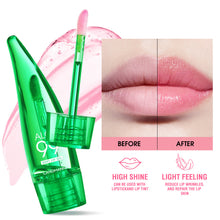 Load image into Gallery viewer, Long Lasting Natural Aloe Lipstick Lip Tint Aloe Vera Lip Gloss Warm and Color Changing Lip Gloss Winter Moisturizing Lip Oil
