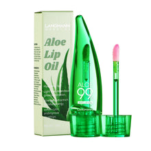 Load image into Gallery viewer, Long Lasting Natural Aloe Lipstick Lip Tint Aloe Vera Lip Gloss Warm and Color Changing Lip Gloss Winter Moisturizing Lip Oil
