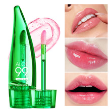 Load image into Gallery viewer, Long Lasting Natural Aloe Lipstick Lip Tint Aloe Vera Lip Gloss Warm and Color Changing Lip Gloss Winter Moisturizing Lip Oil
