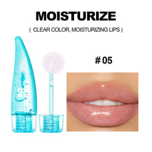 Load image into Gallery viewer, Pearlescent Glassy Lip Oil Changing Lip Gloss Natural Pink Moisturizing Color Lip Balm Reduce Lip Lines Jelly Plump Lips Care
