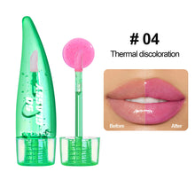 Load image into Gallery viewer, Pearlescent Glassy Lip Oil Changing Lip Gloss Natural Pink Moisturizing Color Lip Balm Reduce Lip Lines Jelly Plump Lips Care
