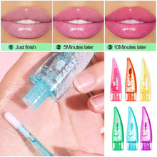 Load image into Gallery viewer, Pearlescent Glassy Lip Oil Changing Lip Gloss Natural Pink Moisturizing Color Lip Balm Reduce Lip Lines Jelly Plump Lips Care
