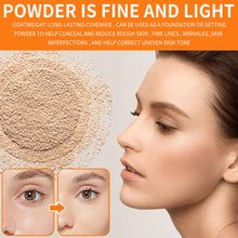 Load image into Gallery viewer, Professional Matte Loose Powder Makeup Face Styling Powder Invisible Pores Oil Control Makeup Translucent Brightening Loose Powder
