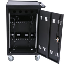 Load image into Gallery viewer, Mobile Charging Cart and Cabinet for Tablets Laptops 32-Device
