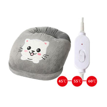 Load image into Gallery viewer, Super Soft Winter Warm Electric Foot Warmer Heater Power Saving Warm Foot Cover Feet Heating Pads for Home Office

