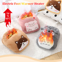 Load image into Gallery viewer, Super Soft Winter Warm Electric Foot Warmer Heater Power Saving Warm Foot Cover Feet Heating Pads for Home Office
