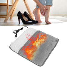 Load image into Gallery viewer, Super Soft Winter Warm Electric Foot Warmer Heater USB Plug-in Power Saving Warm Foot Cover Feet Heating Pads for Home Office
