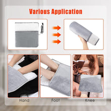Load image into Gallery viewer, Super Soft Winter Warm Electric Foot Warmer Heater USB Plug-in Power Saving Warm Foot Cover Feet Heating Pads for Home Office
