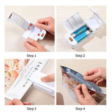 Load image into Gallery viewer, Mini Heat Bag Sealing Machine Package Sealer Bags Thermal Plastic Food Bag Closure Portable Sealer Packing Kitchen Accessories
