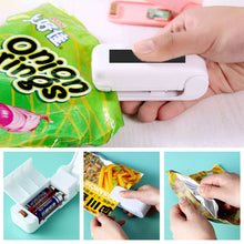 Load image into Gallery viewer, Mini Heat Bag Sealing Machine Package Sealer Bags Thermal Plastic Food Bag Closure Portable Sealer Packing Kitchen Accessories
