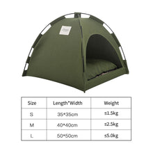 Load image into Gallery viewer, Pet Tent Bed Cats House Supplies Products Accessories Warm Cushions Furniture Sofa Basket Beds Winter Clamshell Kitten Tents Cat
