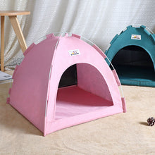Load image into Gallery viewer, Pet Tent Bed Cats House Supplies Products Accessories Warm Cushions Furniture Sofa Basket Beds Winter Clamshell Kitten Tents Cat
