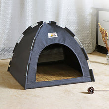 Load image into Gallery viewer, Pet Tent Bed Cats House Supplies Products Accessories Warm Cushions Furniture Sofa Basket Beds Winter Clamshell Kitten Tents Cat
