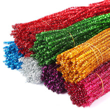 Load image into Gallery viewer, 100pcs Chenille Stem Pipe Kids DIY Creative Toys Chenille Sticks Cleaners Kindergarten Educational Handmade Material Plush Strips
