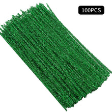 Load image into Gallery viewer, 100pcs Chenille Stem Pipe Kids DIY Creative Toys Chenille Sticks Cleaners Kindergarten Educational Handmade Material Plush Strips
