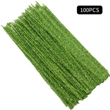 Load image into Gallery viewer, 100pcs Chenille Stem Pipe Kids DIY Creative Toys Chenille Sticks Cleaners Kindergarten Educational Handmade Material Plush Strips
