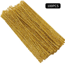 Load image into Gallery viewer, 100pcs Chenille Stem Pipe Kids DIY Creative Toys Chenille Sticks Cleaners Kindergarten Educational Handmade Material Plush Strips
