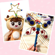 Load image into Gallery viewer, 100pcs Chenille Stem Pipe Kids DIY Creative Toys Chenille Sticks Cleaners Kindergarten Educational Handmade Material Plush Strips
