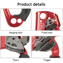 Load image into Gallery viewer, Outdoor Mountaineering Rock Climbing SRT Left Right Hand Ascender Professional Caving Device Mountaineer Handle Ascender Climbing Rope Tools
