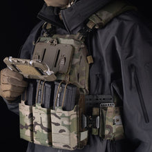 Load image into Gallery viewer, Tactical Military MOLLE Folding Navigation Board CS Airsoft Map Case Admin Panel Mobile Phone Holder for Screen Size 4.7-6.7in
