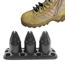 Load image into Gallery viewer, Military Tactical Self-defense Combat Buckle Boot Studs Protection Security Spike Kuba Kickz Boot Nail Wushu Boot Nail Survival Tool
