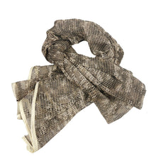 Load image into Gallery viewer, Hunting Tactical Scarf Mesh Net Scarves Military Camo Camouflage Scarfs Outdoor Sport Sniper Face Veil Wargame Camping Cycling
