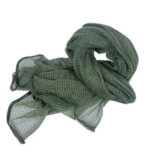 Load image into Gallery viewer, Hunting Tactical Scarf Mesh Net Scarves Military Camo Camouflage Scarfs Outdoor Sport Sniper Face Veil Wargame Camping Cycling
