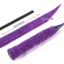 Load image into Gallery viewer, Anti-skid Tennis Racket Sweat Tape Overgrips Absorbed Wraps Badminton Racquet OverGrip Fishing Skidproof Sweat Band Grip
