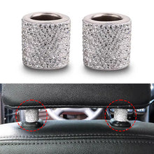 Load image into Gallery viewer, 1Pc Car Bling Crystal Headrest Collars Seat Headrest Decoration Shiny Diamond Rhinestone Car Charms For Car Interior Accessories
