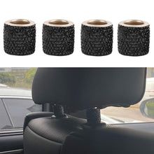 Load image into Gallery viewer, 1Pc Car Bling Crystal Headrest Collars Seat Headrest Decoration Shiny Diamond Rhinestone Car Charms For Car Interior Accessories
