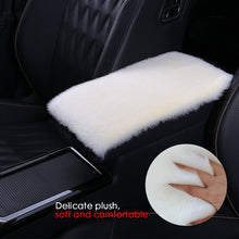 Load image into Gallery viewer, Universal Soft Faux Fur Plush Car Armrest Box Pad Cover Center Console Box Armrest Pad Cushion Women Car Interior Accessories
