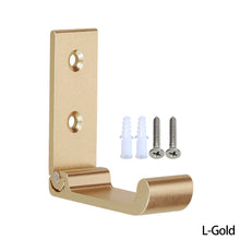 Load image into Gallery viewer, Wall Aluminum Alloy Folding Hook Hidden Robe Coat Hook Home Bathroom Kitchen Towel Hooks With Screws
