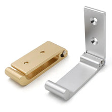 Load image into Gallery viewer, Wall Aluminum Alloy Folding Hook Hidden Robe Coat Hook Home Bathroom Kitchen Towel Hooks With Screws
