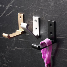 Load image into Gallery viewer, Wall Aluminum Alloy Folding Hook Hidden Robe Coat Hook Home Bathroom Kitchen Towel Hooks With Screws
