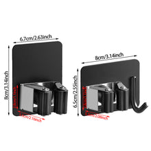 Load image into Gallery viewer, Multi-purpose Hooks Adhesive Wall Hanging Mop Rack Broom Hanger Hook Kitchen Bathroom Organization Home Organizer Accessories
