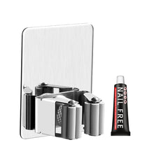 Load image into Gallery viewer, Multi-purpose Hooks Adhesive Wall Hanging Mop Rack Broom Hanger Hook Kitchen Bathroom Organization Home Organizer Accessories
