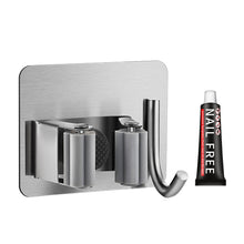 Load image into Gallery viewer, Multi-purpose Hooks Adhesive Wall Hanging Mop Rack Broom Hanger Hook Kitchen Bathroom Organization Home Organizer Accessories
