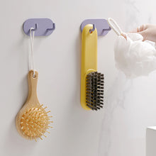 Load image into Gallery viewer, Punch Free Metal Hook Self-adhesive Door Back Clothes Hanger Wall Bathroom Kicthen Hanging Hooks Key Hooks
