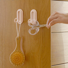 Load image into Gallery viewer, Punch Free Metal Hook Self-adhesive Door Back Clothes Hanger Wall Bathroom Kicthen Hanging Hooks Key Hooks
